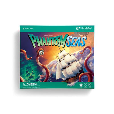 Phantom Seas: Compass and navigation board game with pirate ships