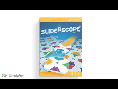SlideAscope by SimplyFun is a spatial reasoning and critical thinking game for 1-5 players.