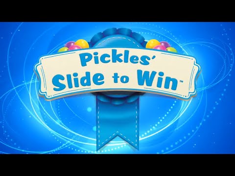 Pickles' Slide to Win by SimplyFun is an eye-hand coordinaion game which teaches taking turns for ages 4 and up.