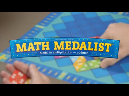 Math Medalist by SimplyFun is a fun math game to help kids aged 8 and up practice their multiplication and addition.