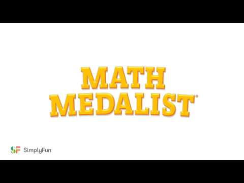 Math Medalist by SimplyFun is a fun math game to help kids aged 8 and up practice their multiplication and addition.