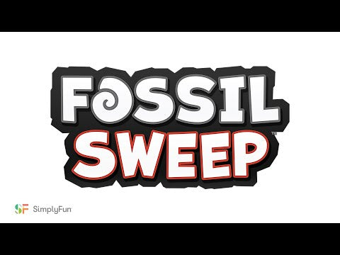 Fossil Sweep by SimplyFun, a fun fossil-themed card game for ages 8 and up.