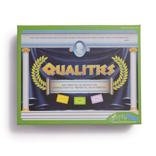 Qualities Box Qualities: Social-Emotional Learning Board Game – SimplyFun
