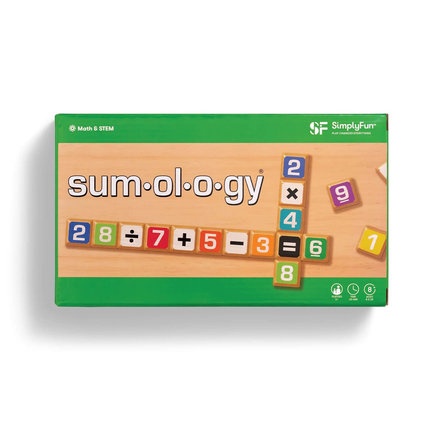 Sumology: Fun math game with wooden tiles-SimplyFun