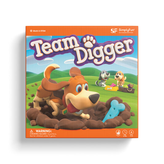 Team Digger early coding game by SimplyFun for kids aged 6 and up
