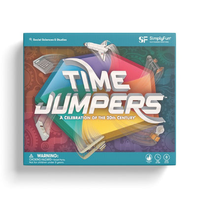 Learn about history and pop culture with SimplyFun’s game Time Jumpers.