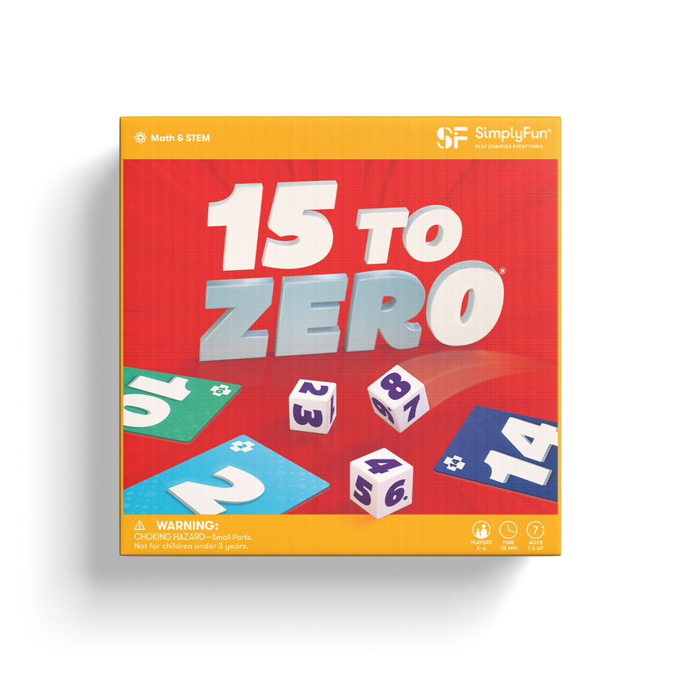 Play 15 to Zero card game. Learn addition and math sums