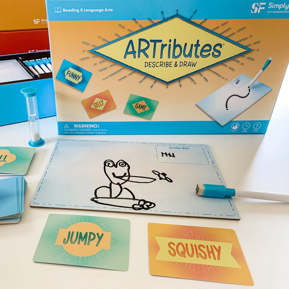 ARTributes by SimplyFun is a fun drawing game for ages 7 and up