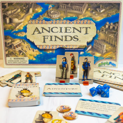 Ancient Finds math board game by SimplyFun for ages 8 and up