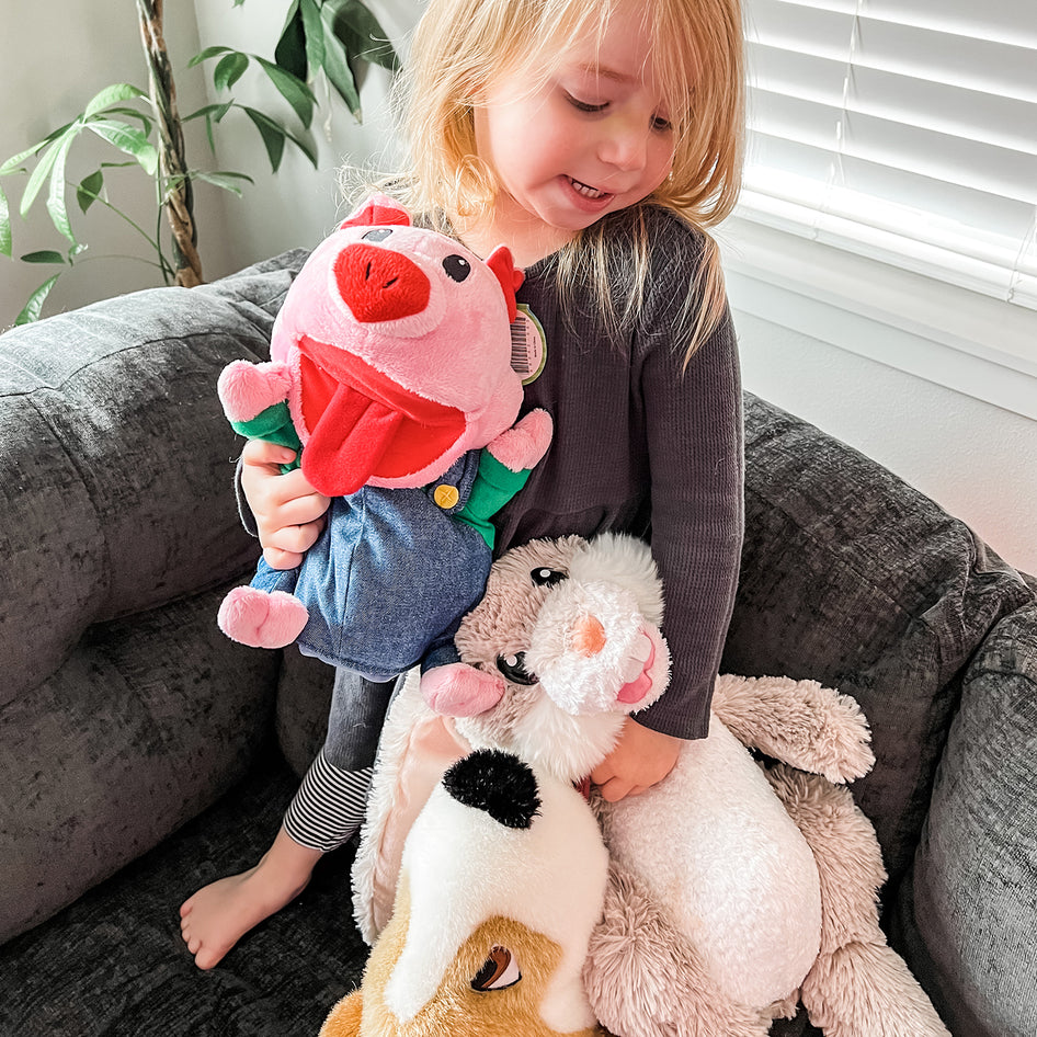 Digger Dog Puppet by SimplyFun is great for imaginative play for ages 4 and up