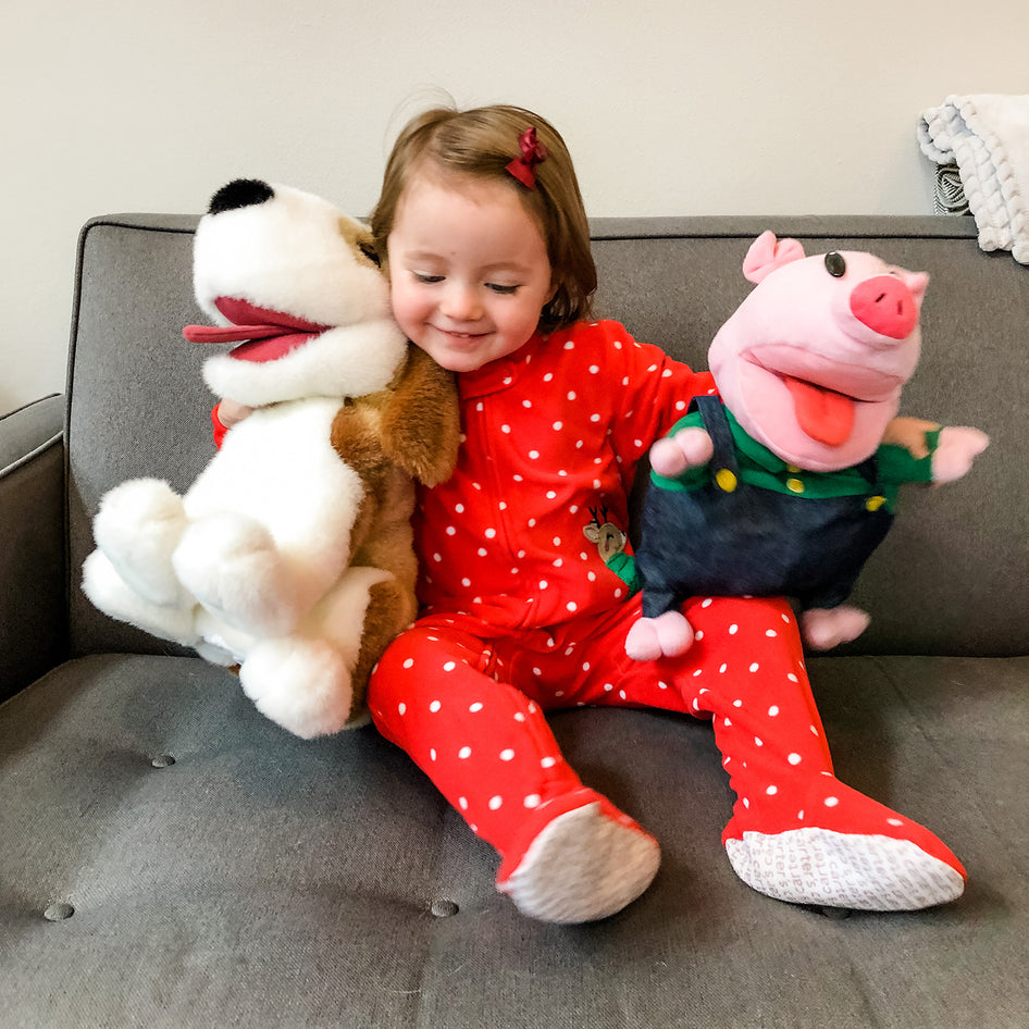 Digger Dog Puppet by SimplyFun is great for imaginative play for ages 4 and up