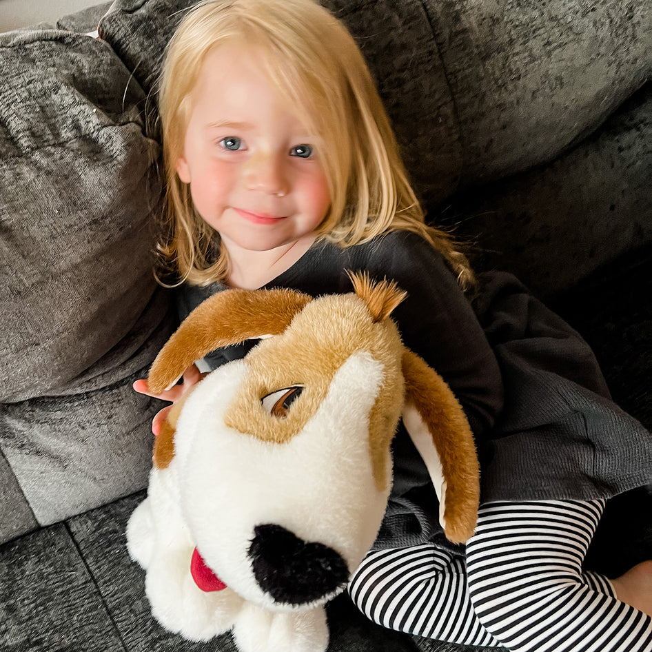 Digger Dog Puppet by SimplyFun is great for imaginative play for ages 4 and up