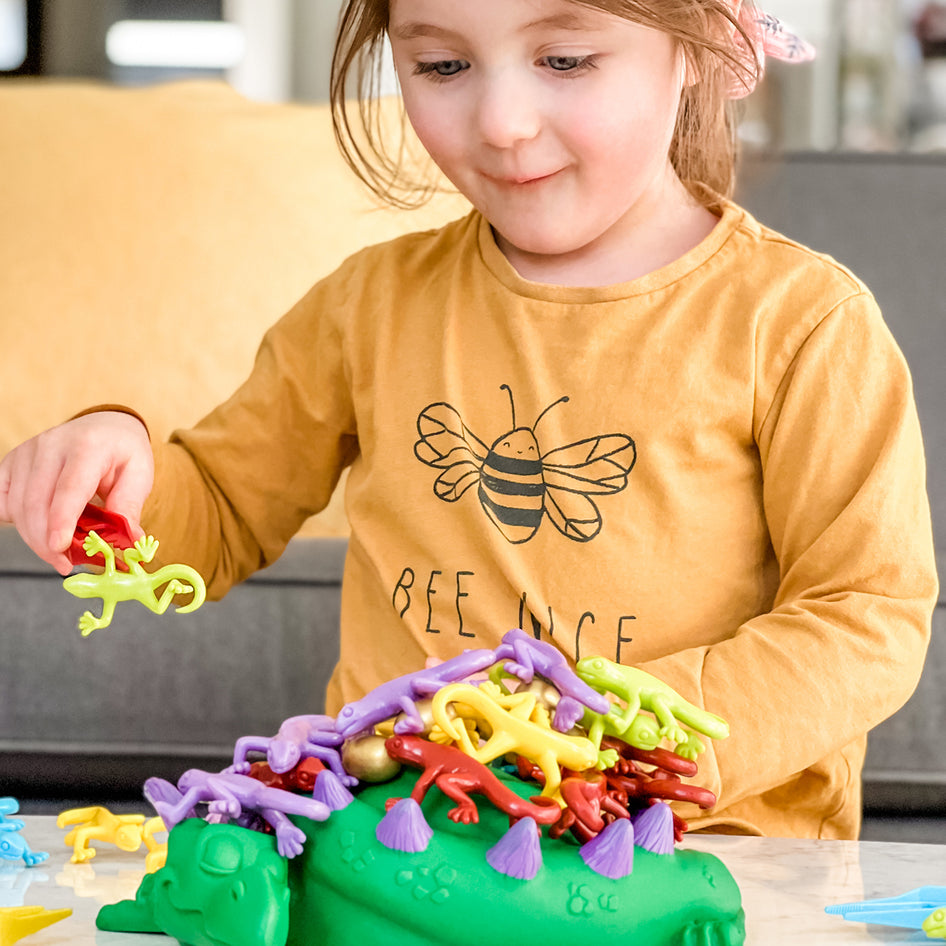 Dreaming Dragon by SimplyFun is a fine motor skill game and spatial reasoning game for ages 6 and up