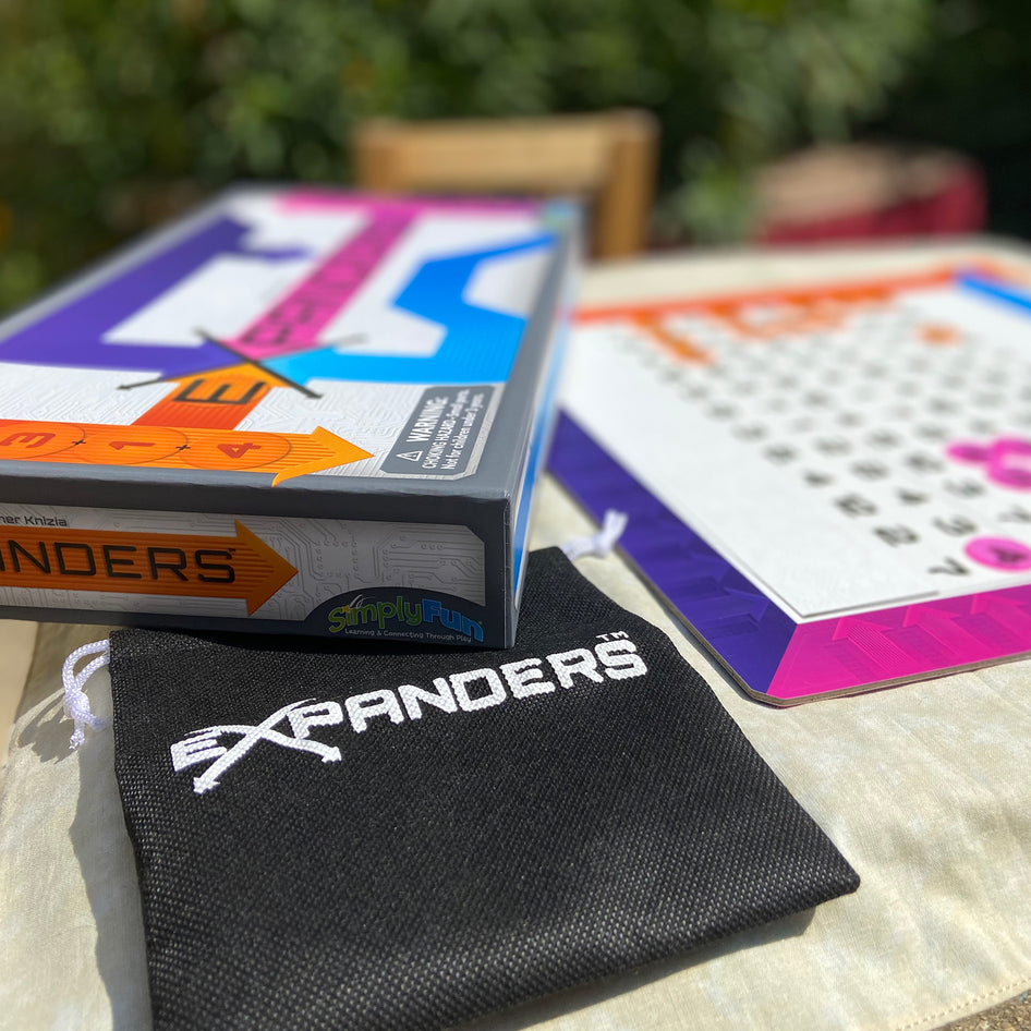 Expanders by SimplyFun is a fun math game that focuses on addition and planning for ages 7 and up