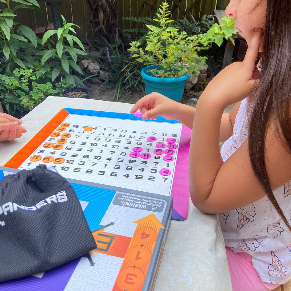 Expanders by SimplyFun is a fun math game that focuses on addition and planning for ages 7 and up