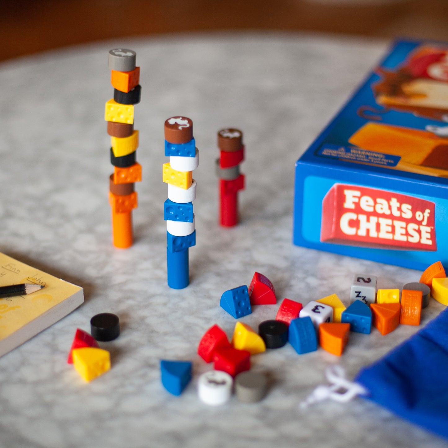 Feats of Cheese by SimplyFun is a fun physics game for ages 7 and up.