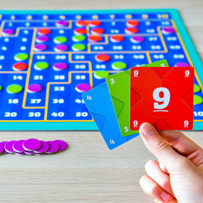 Math Medalist by SimplyFun is a fun math game to help kids aged 8 and up practice their multiplication and addition.