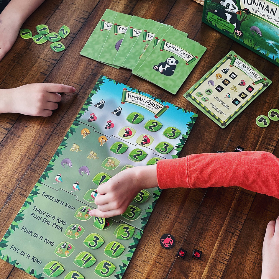 Yunnan Forest by SimplyFun is a probability game and strategy game for ages 7 and up.