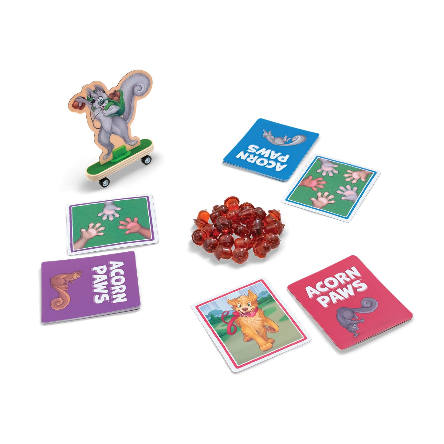 Acorn Paws educational board game by SimplyFun for kids aged 7 and up
