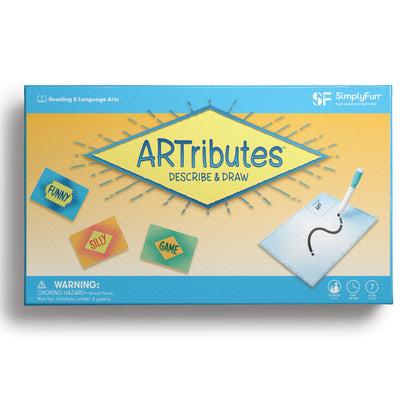 ARTributes by SimplyFun is a fun drawing game for ages 7 and up