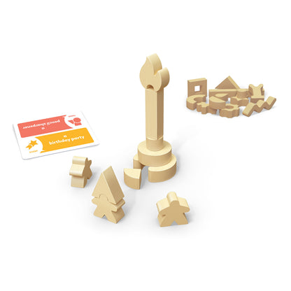 Asymbol by SimplyFun is a 3D building game for family game night or kids aged 8 and up