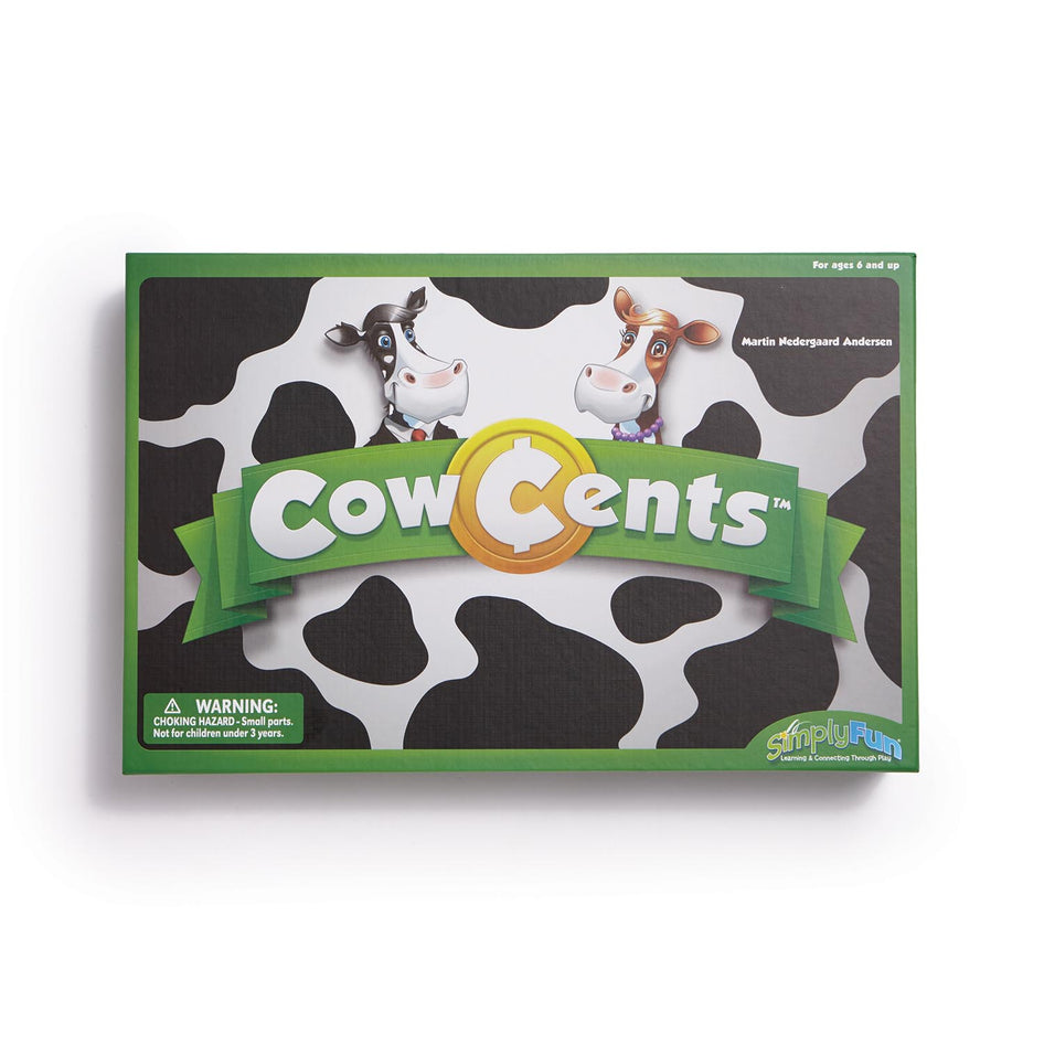 Cow Cents by SimplyFun is a fun money game and math game for ages 6 and up