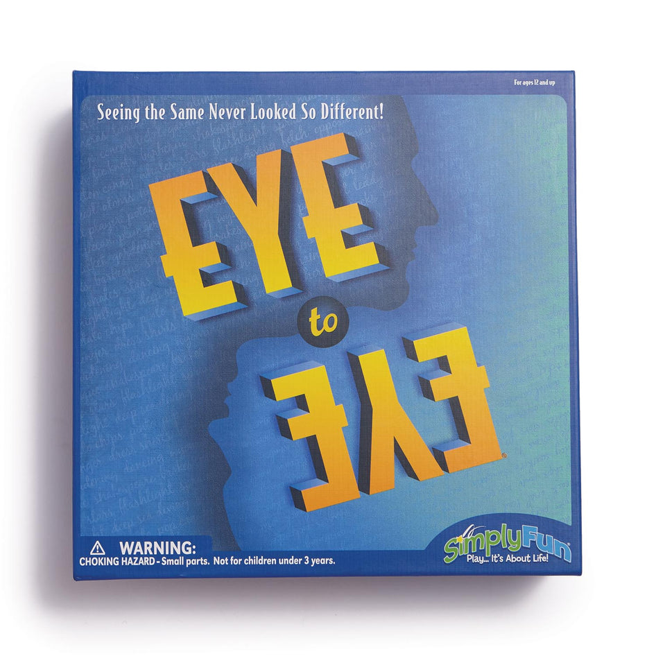 Eye to Eye by SimplyFun is a fun social game great for family game night for ages 10 and up.