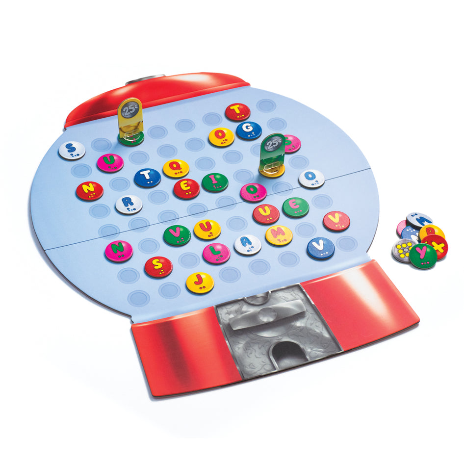 Gumball Words Board Game-Gumball Machine Spelling Game