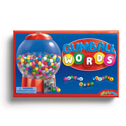 Gumball Words Board Game-Gumball Machine Spelling Game
