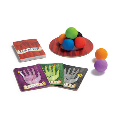 Test your balance with the team-building game, Handy!