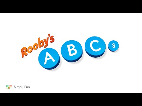 Rooby's ABCs by SimplyFun is a letter recognition game focusing on alphabet sequencing for ages 3 and up.