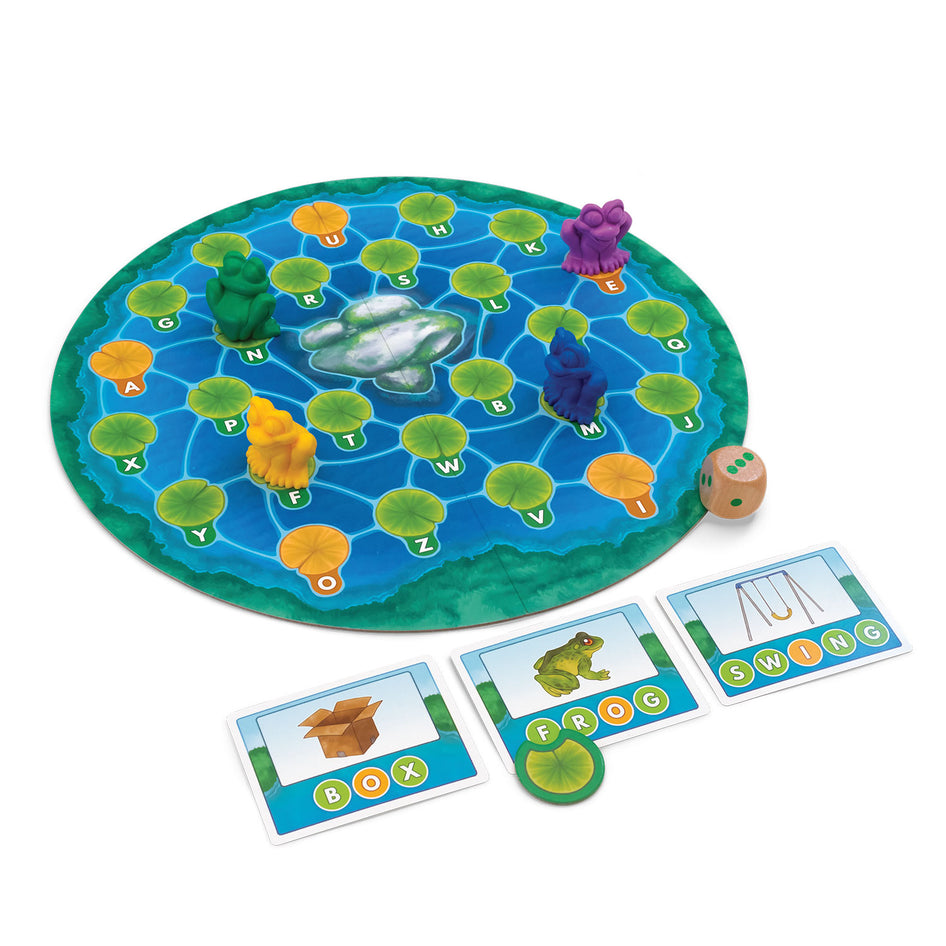 Lily Pond by SimplyFun is a fun early reading game and spelling game for ages 4 and up.