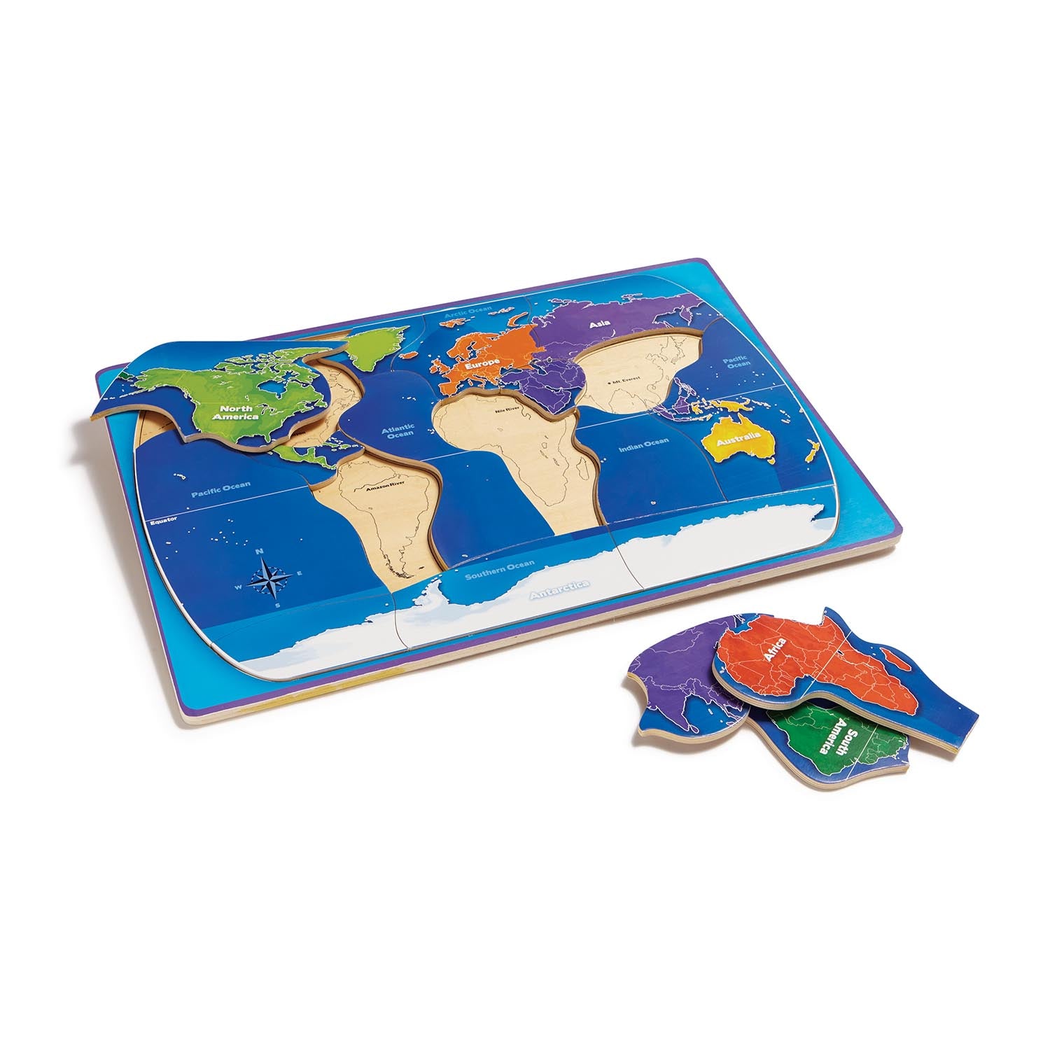 Our World Puzzle Set: Wooden Puzzles for ages 3 and up