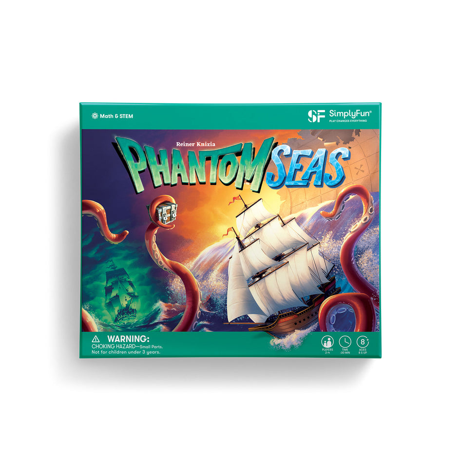 Phantom Seas: Compass and navigation board game with pirate ships