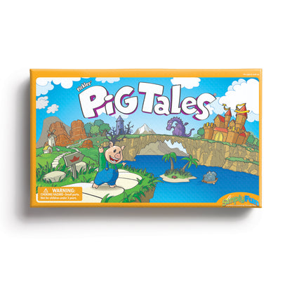 Pickles' Pig Tales by SimplyFun is a story telling game and communication game for ages 6 and up.