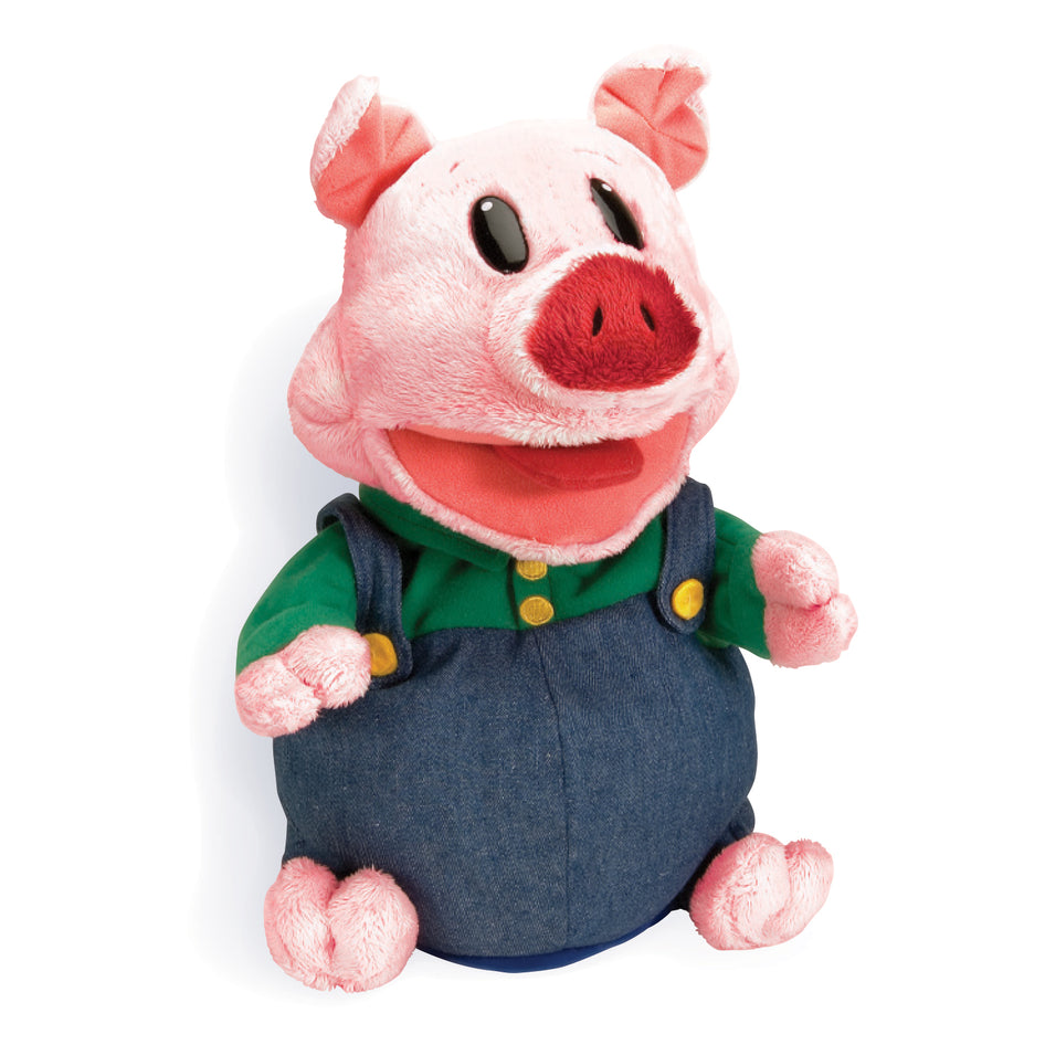 Pickles Pig Puppet by SimplyFun perfect for imaginative play for ages 4 and up