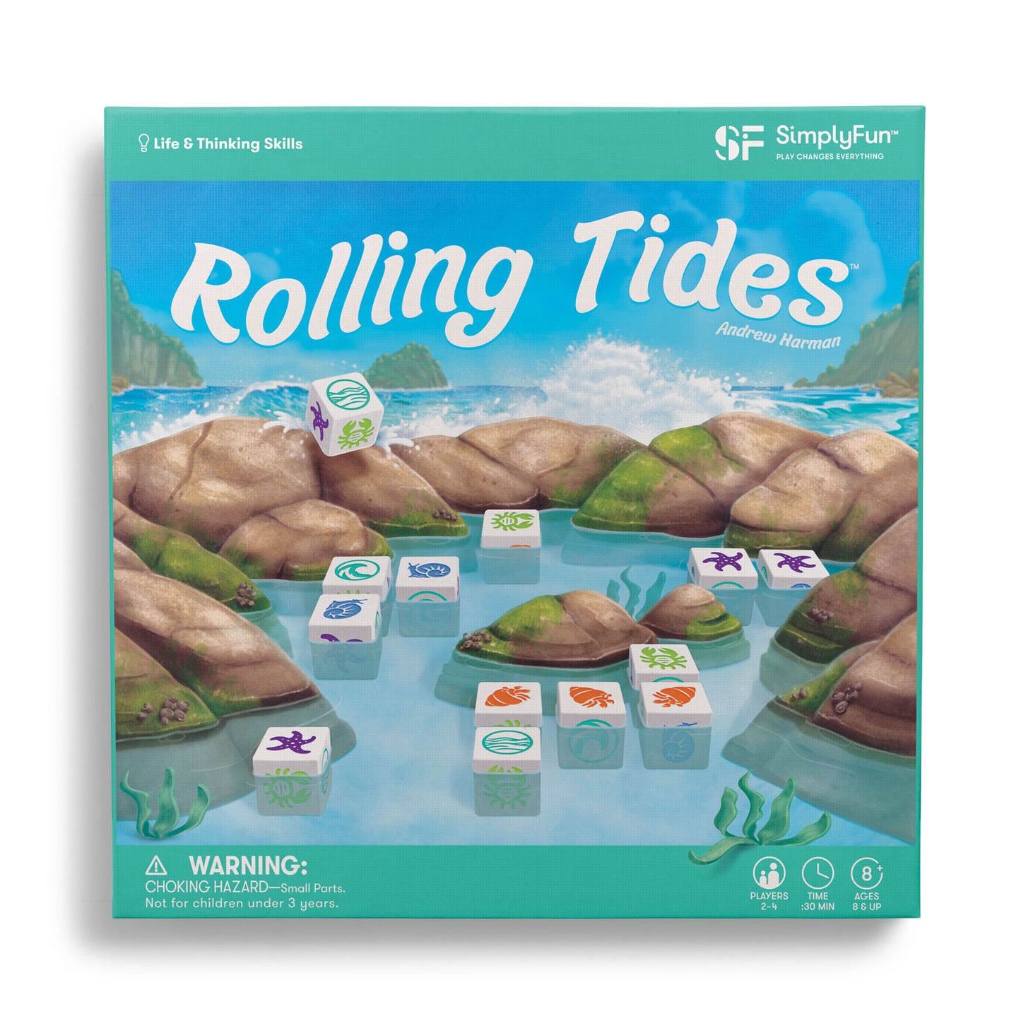 Rolling Tides - a fun dice game and decision-making game