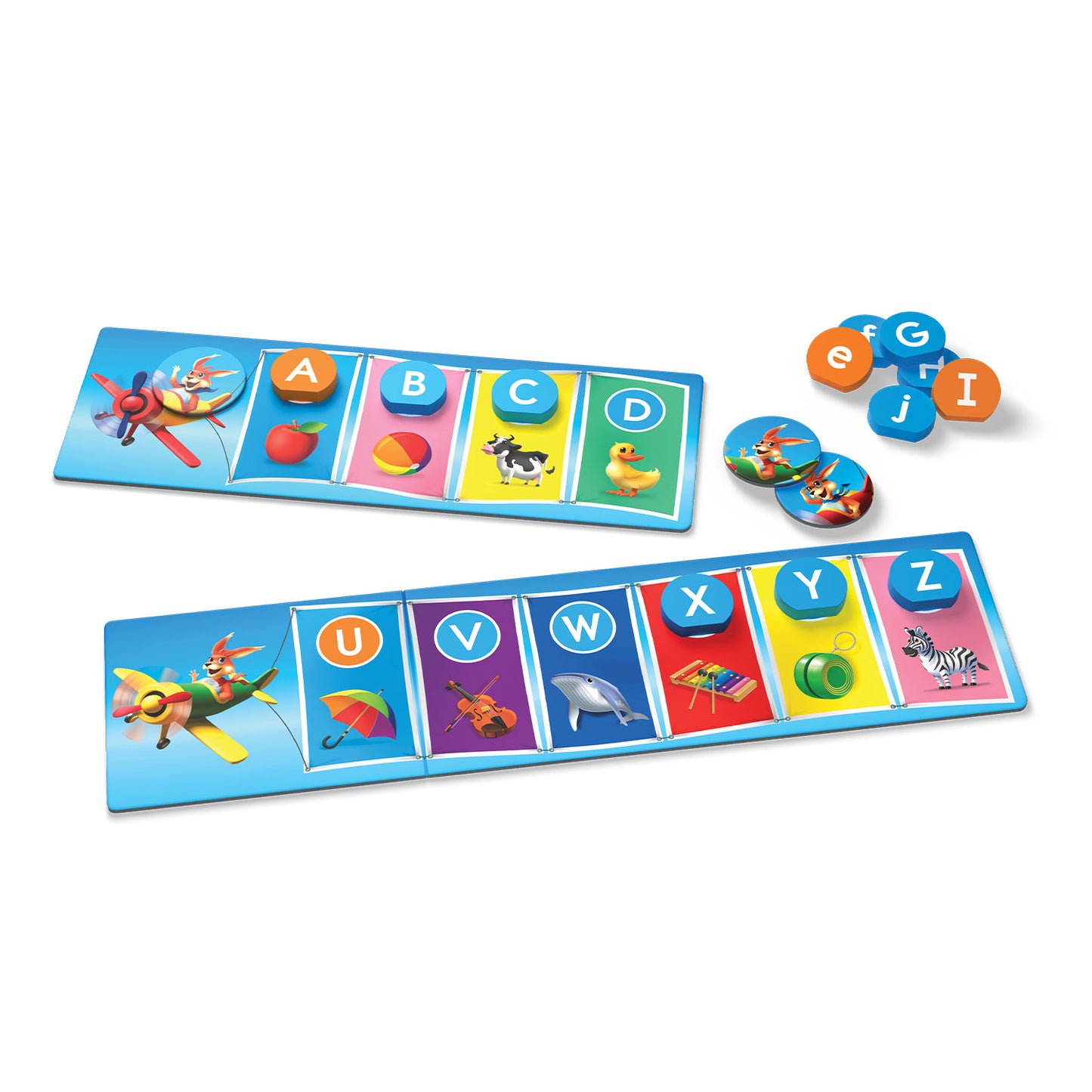 Rooby's ABCs by SimplyFun is a letter recognition game focusing on alphabet sequencing for ages 3 and up.