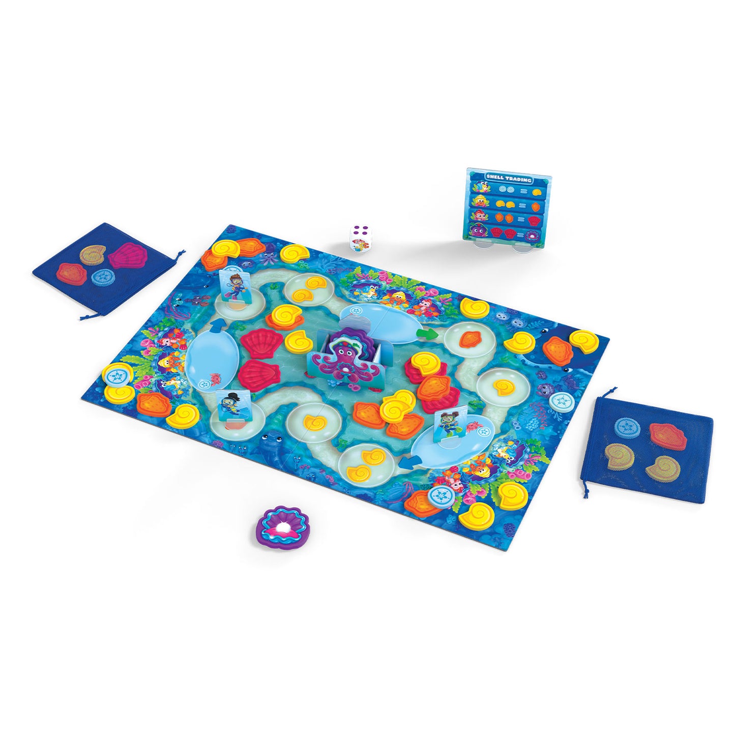 Shelly's Pearl by SimplyFun is an early trading game for ages 4 and up.