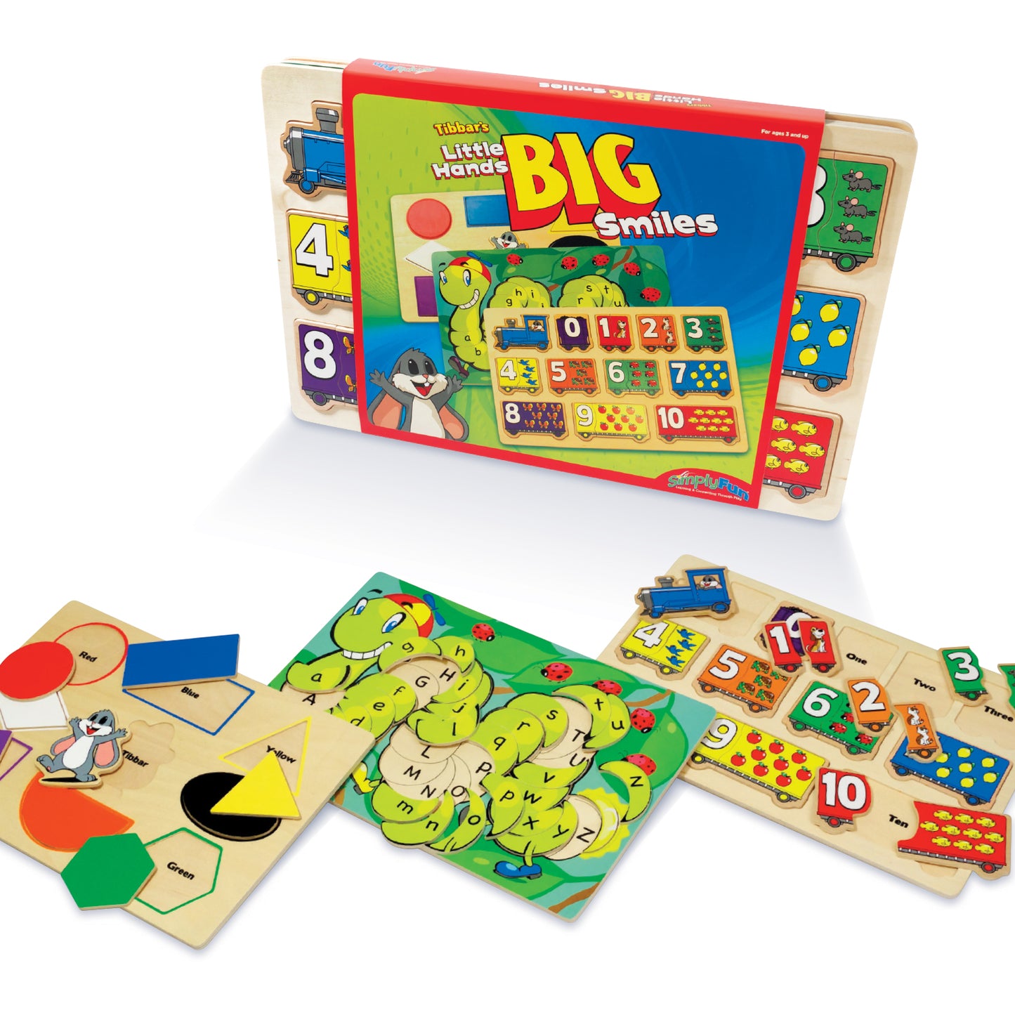 Tibbar's Little Hands, Big Smiles preschool reading game
